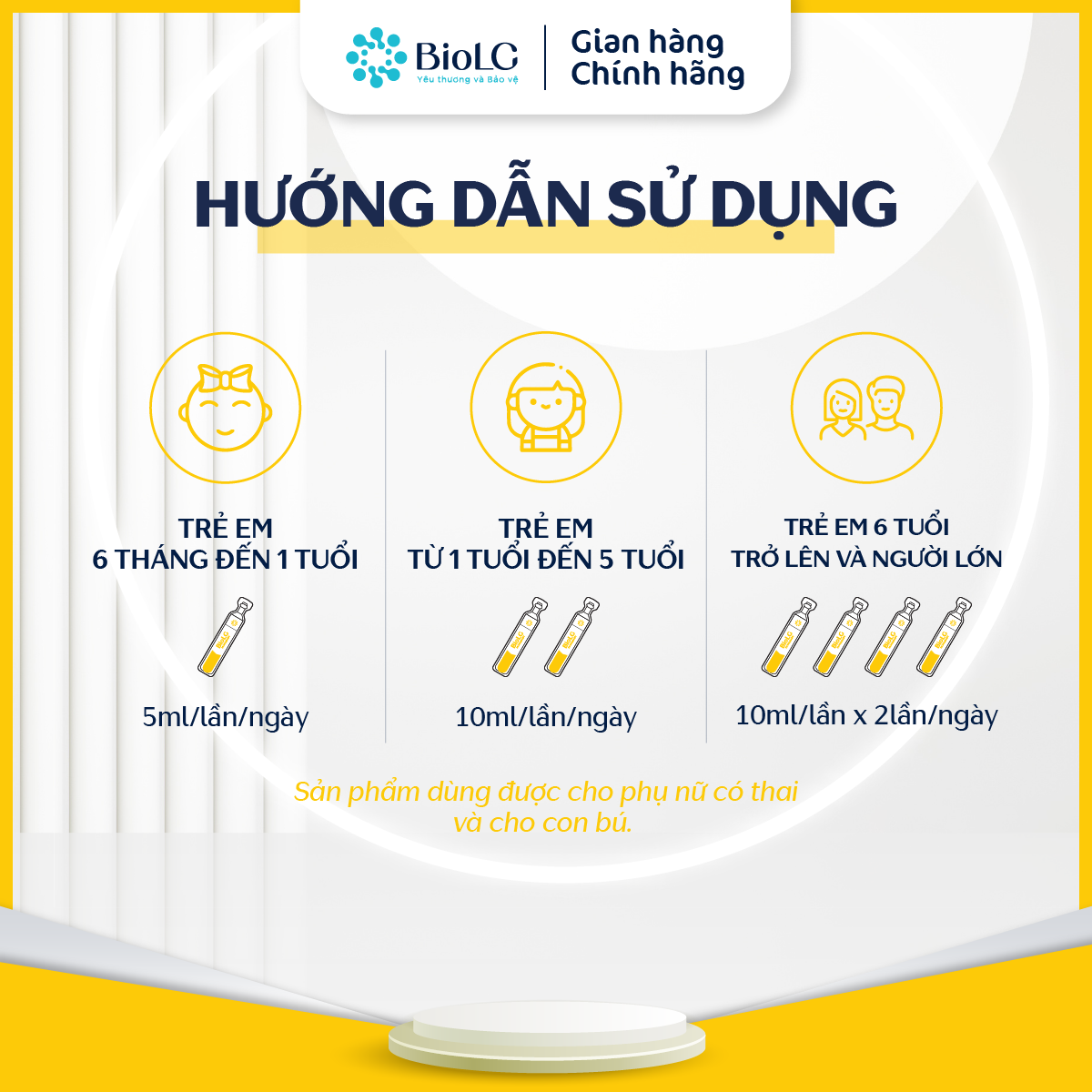 BIOLG MOM & BABY - Hỗ trợ giảm táo bón, tiêu chảy, rối loạn tiêu hoá