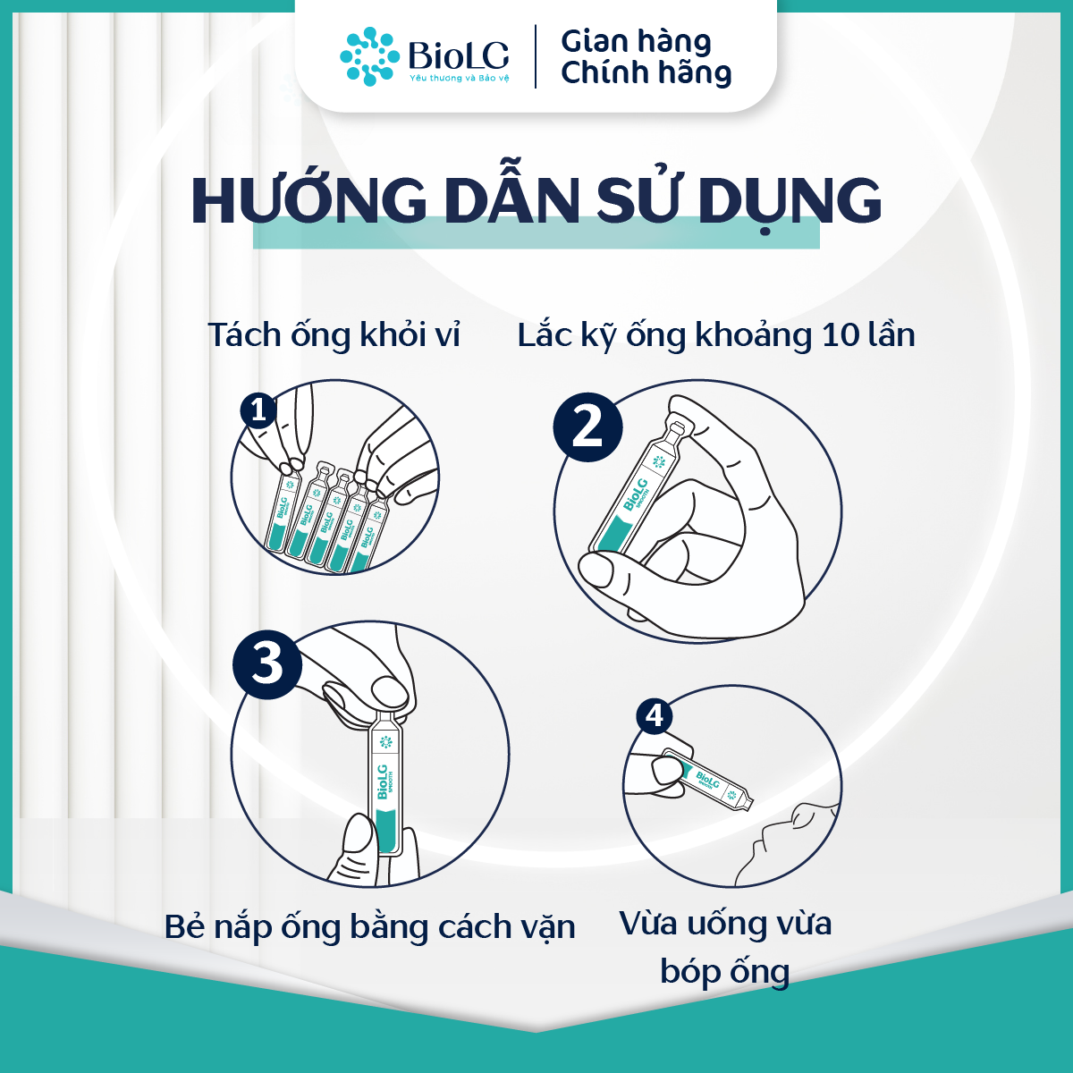 BIOLG SMOOTH - Bổ sung lợi khuẩn giúp cân bằng hệ vi sinh đường ruột - Thương Hiệu Vitath