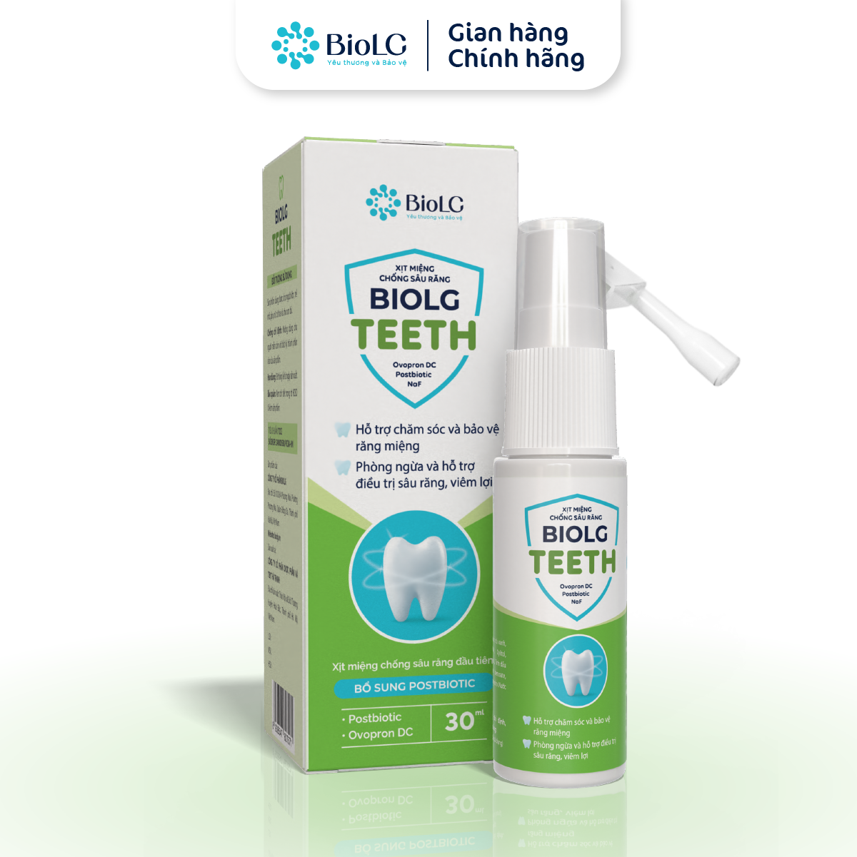 Xịt miệng chống sâu răng BioLG Teeth 