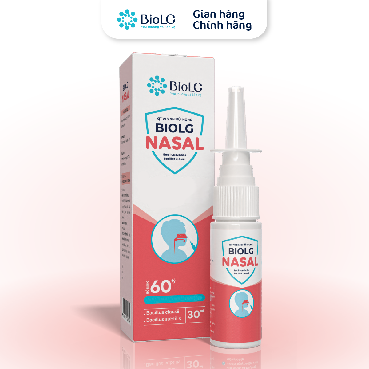 BIOLG NASAL Men xịt mũi họng