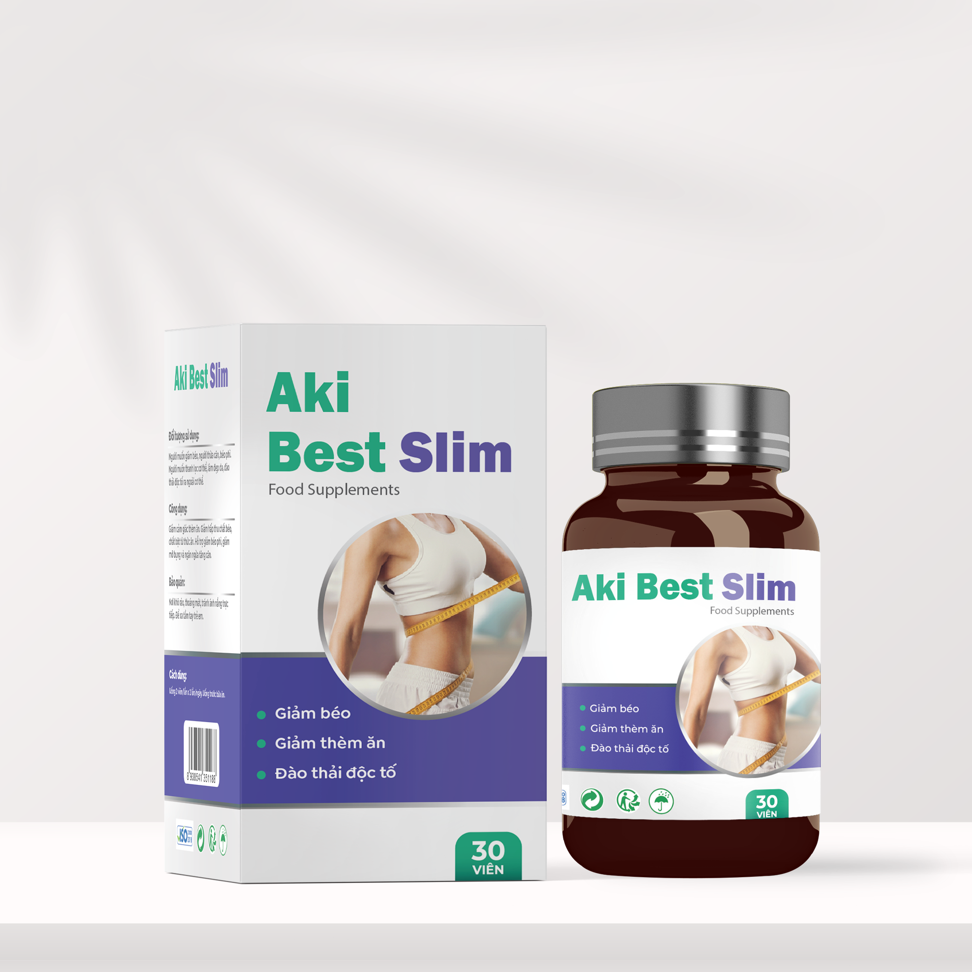 AKI BEST SLIM - Giảm béo, giảm thèm ăn, đào thải độc tố