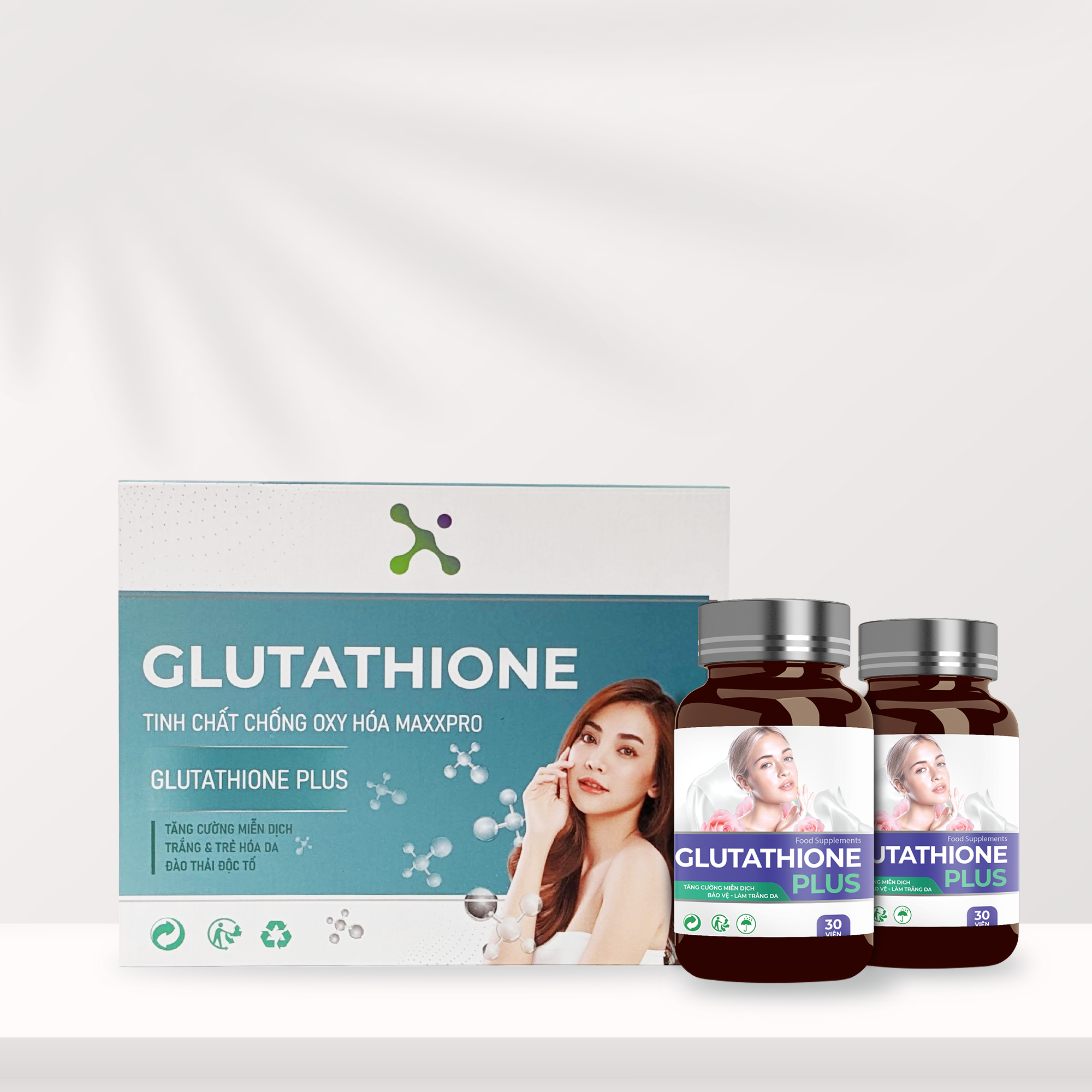 GLUTATHIONE PLUS - Tinh chất chống oxy hoá maxxpro